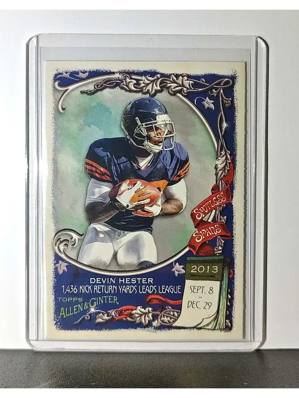 Devin Hester 2023 Topps Allen & Ginter Spotless Spans NFL #SS-23 Chicago Bears